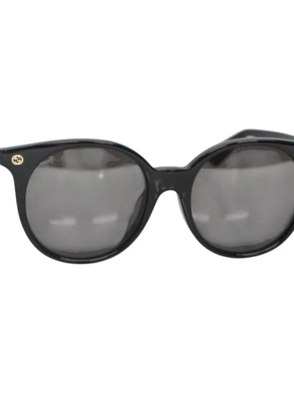 GUCCI Sunglasses plastic Black Auth am8482
